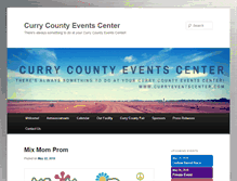 Tablet Screenshot of curryeventscenter.com